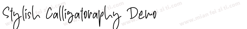 Stylish Calligatoraphy Demo字体转换